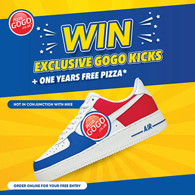 Win GoGo Kicks and Free Pizza for a Year