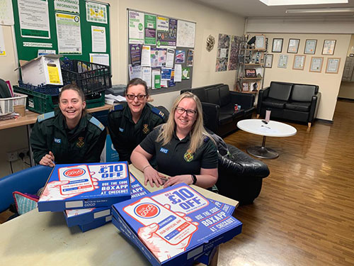Pizza GoGo NHS Ambulance Station